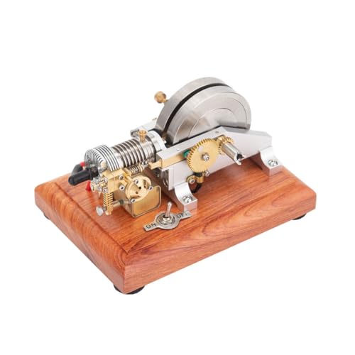Dampfmaschinen-Modellbausätze, Horizontaler, luftgekühlter Einzylinder-Viertakt-Gasmotor mit Hit & Miss-Funktion für wissenschaftliche Experimente Dampfmaschinen-Modellbausätze, Horizontaler, luftgekühlter Einzylinder-Viertakt-Gasmotor mit Hit & Miss-Funktion für wissenschaftliche Experimente von Stylomira