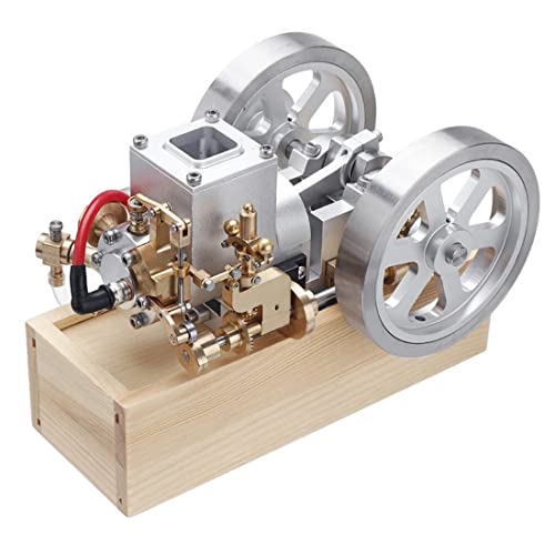 Dampfmaschinen-Modellbausätze, Verbesserter horizontaler wassergekühlter Benzinmotor mit Handstart und Schwungradregler für wissenschaftliche Experimente Dampfmaschinen-Modellbausätze, Verbesserter horizontaler wassergekühlter Benzinmotor mit Handstart und Schwungradregler für wissenschaftliche Experimente von Stylomira