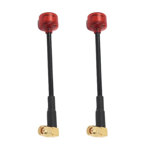 Stytpwra 2 Stück FPV 5,8 G Antenne RHCP Antenne VTX VRX Antenne Lange Reichweite Anschluss Adapter für RC FPV Drohne Brille B von Stytpwra