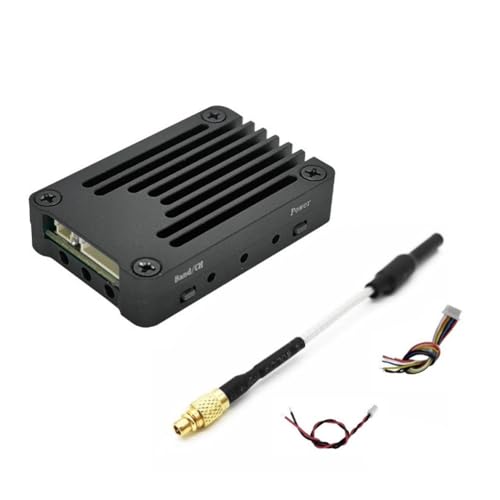 Stytpwra 5,8G 6G 4,9G 1,6W VTX 48CH FPV Transmitter Audio Video 2-6S Unterstützung OSD für RC Drohnen, lange Reichweite von Stytpwra