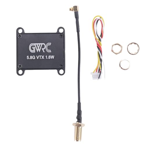 Stytpwra 5.8.6W FPV VTX 25MW/400MW/800MW/1600MW Audio Video Transmitter für FPV Renndrohne Lange Reichweite von Stytpwra