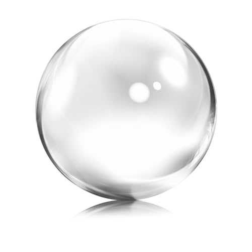 Stytpwra 60 mm Acryl-Ball, transparent, für Geschenke, Ball, Handhabung, transparent von Stytpwra