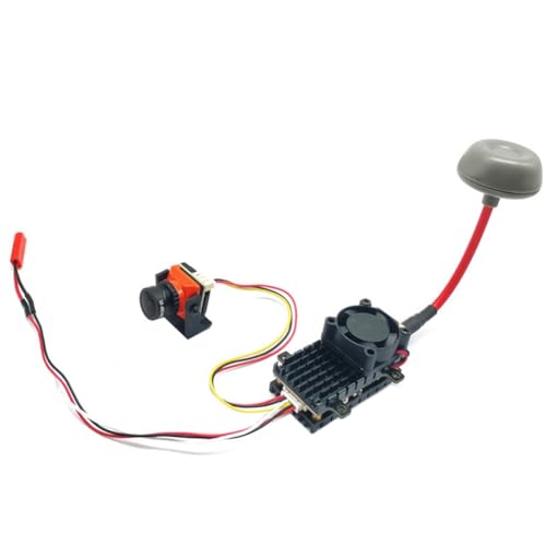 Stytpwra VTX FPV Sender 5,8 GHz 2 W + Kamera 1500TVL + Antenne FPV 2000 MW 48CH Audio Video Sender für Drohne FPV lange Reichweite von Stytpwra