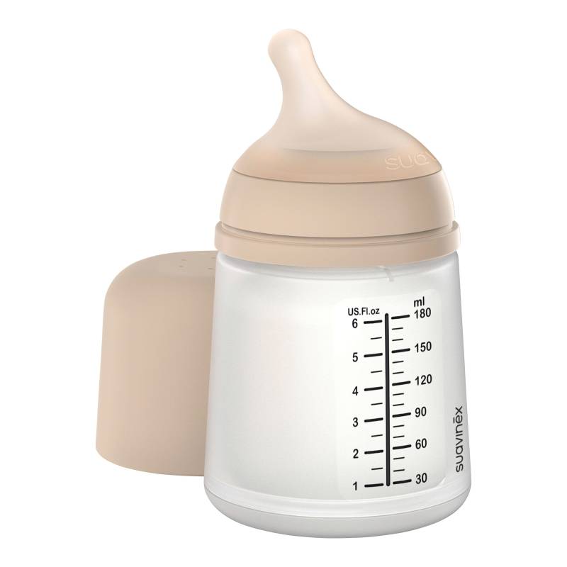 Suavinex Babyflasche Zero.Zero, Anti-Kolik, 180 ml, ab 0M von Suavinex