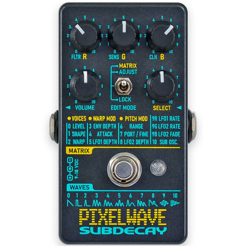 Subdecay PixelWave Phase Distortion Synthesizer Effektgerät E-Gitarre von Subdecay