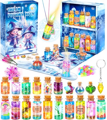 Subtail Zaubertrank Set Kinder - Spielzeug ab 6 7 8 9 10 Jahre Mädchen -Zaubertrank Bastelset Kinder ab 6-11 Jahre -Gefriertrank Basteln Mädchen 8 9 10 Jahre - Kreatives Magic Geschenk Für Mädchen von Subtail