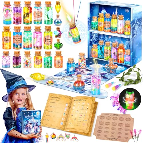 Subtail Zaubertrank Set Kinder - Spielzeug ab 6 7 8 9 10 Jahre Mädchen -Zaubertrank Bastelset Kinder ab 6-11 Jahre -Gefriertrank Basteln Mädchen 8 9 10 Jahre - Kreatives Magic Geschenk Für Mädchen von Subtail