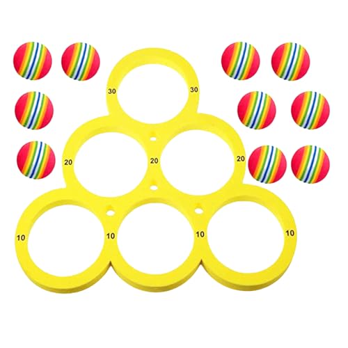 Schwimmbad Wurfspiel, Pool Spielzeug Wurfspiel, Wasser Spiele Kinder Pool, Wassersport Zubehör, Pool-Ball-Wurfspiel Mit Punktestand, Schwimmende Schaumstoffringe Mit 10 Eva-Bällen, Wasserspielzeug Schwimmbad Wurfspiel, Pool Spielzeug Wurfspiel, Wasser Spiele Kinder Pool, Wassersport Zubehör, Pool-Ball-Wurfspiel Mit Punktestand, Schwimmende Schaumstoffringe Mit 10 Eva-Bällen, Wasserspielzeug von Sucritude
