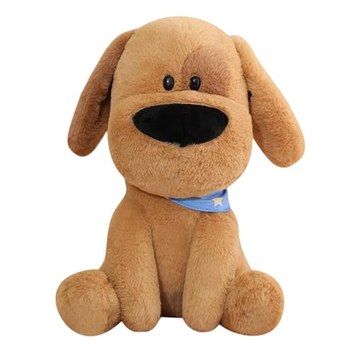 Sucritude Cartoon Dog Plüschspielzeug, Stoffhundtier - Valentine Plüsch ausgestopfter Tierhund | 9,45 -Zoll -Welpe -Plüsch mit Einer großen Nase für Erwachsene Kinder Geburtstagsspielzeug von Sucritude