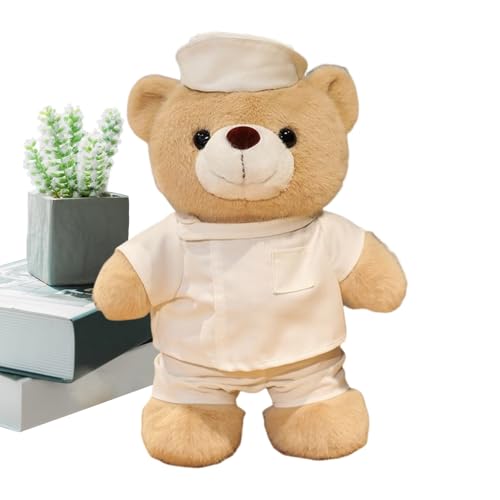 Sucritude Kuschelkrankenschwester - Sanfter Stoff Bär zum Liebhaben,Kinder Kissen Geschenkidee für Baby Mädchen Kinderzimmer Schlafzimmer Weihnachten Halloween Büro Schreibtisch Familie Sucritude Kuschelkrankenschwester - Sanfter Stoff Bär zum Liebhaben,Kinder Kissen Geschenkidee für Baby Mädchen Kinderzimmer Schlafzimmer Weihnachten Halloween Büro Schreibtisch Familie von Sucritude