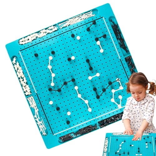 Sucritude Schwarz -Weiß -Schach -Set, tragbares Schachsatz für Kinder - Multifunktionales Schachausbildungsspielzeug | Kettenverbindung Bildungsrätsel, tragbare 2 Spieler interaktiv für Kinder, von Sucritude