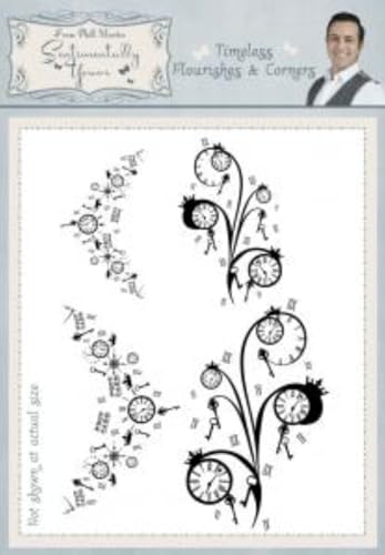 Creative Expressions Stempel-Set "Sentimentally Yours Timeless Flourishes & Corners", transparent von Sue Wilson