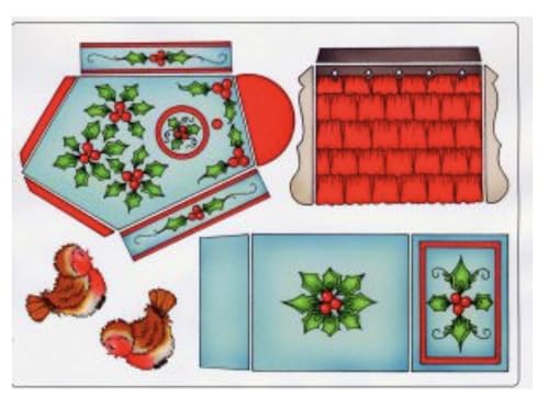 Sue Wilson Creative Expressions Stempelplatte Umount Holly Birdhouse, A5 von Sue Wilson