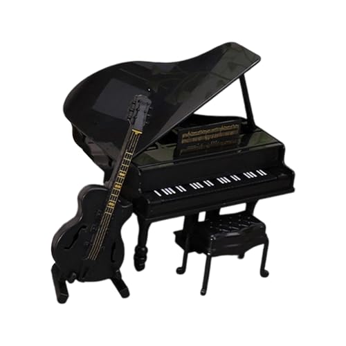 Dollhouses Miniatur Grand Piano Mit Gitarre Und Cello Musikinstrumenten Set Holzmöbel Für Einfallsreiches Spielmusikinstrument Für Puppenhäuser Dollhouses Miniatur Grand Piano Mit Gitarre Und Cello Musikinstrumenten Set Holzmöbel Für Einfallsreiches Spielmusikinstrument Für Puppenhäuser von SueaLe