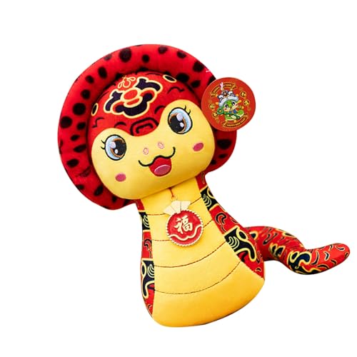 Festival Plüsch Cape Snake Toy 2025 Chinesische Neujahrsfeier Traditionelle Home Office Ornament Car Dekoration von SueaLe