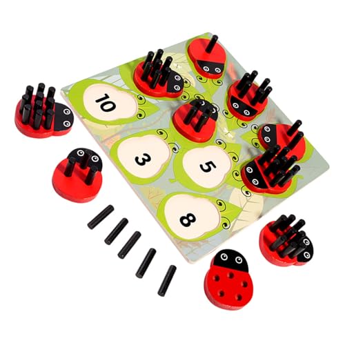 Kinder Holzzählspiel Für Vorschulkinder Lernen Handspiel Holz Nummer Matching Toy Set Für Kinder von SueaLe