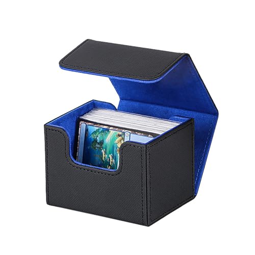 PU Leder Sammelkarten Deck Aufbewahrungsbox Sammelkarten Spielzeugbehälter Kartendeck Hülle Organizer Für Spielkarten Sammelkarten Deck Box Organisatoren PU Leder Sammelkarten Spielzeugbehälter von SueaLe