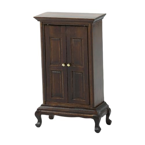 Puppenhaus Zakka Model Realistische Puppenhäuser Garderobe Realistisches Spiel Armoire Realistic 1:16 Modell Kleines Armeire Spielzeug von SueaLe