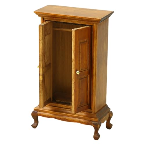 Puppenhaus Zakka Model Realistische Puppenhäuser Garderobe Realistisches Spiel Armoire Realistic 1:16 Modell Kleines Armeire Spielzeug von SueaLe