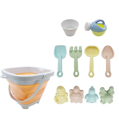 Sandspielzeugset Spielzeug Für Jungen Und Mädchen Mit Faltbarem Strandeimer Bewässerung Kann Schaufeln Und Fischformen Sandkastle Spielzeug 11PCS Sandspielset Schaufeln Fischformen Sandspielzeugset Spielzeug Für Jungen Und Mädchen Mit Faltbarem Strandeimer Bewässerung Kann Schaufeln Und Fischformen Sandkastle Spielzeug 11PCS Sandspielset Schaufeln Fischformen von SueaLe