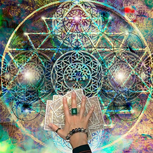 SueaLe 60x60cm Tarot Tisch Stoff Metaphysical Brettspiel Mat Pendulum Wahrsagung Tischdecke Brettspielkarten Pad Tarot Lesen SueaLe 60x60cm Tarot Tisch Stoff Metaphysical Brettspiel Mat Pendulum Wahrsagung Tischdecke Brettspielkarten Pad Tarot Lesen von SueaLe
