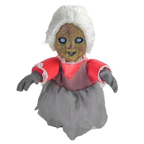 SueaLe Elektrische GhostDoll CreepyWalking Spielzeugfigur Neuheit Gadget Halloween Requisiten Horrorpuppe Spukzimmer Dekoration von SueaLe