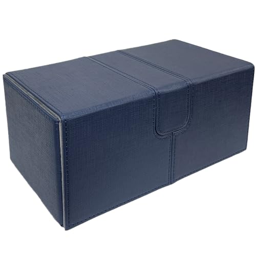 SueaLe Kartenbox Kartenetui Für Spielkarten PU Leder Karten Aufbewahrungsbox Sammelkarten Tragebox Deck Spielkartenbox Kartenschutzbox von SueaLe