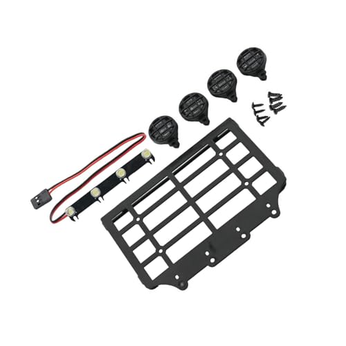 SueaLe Metall Gepäckträger Gepäckträger Dachträger Fernbedienung Auto Dekoration Für 1/12 MN82 Offroads Auto Modell Fahrzeug Teil von SueaLe