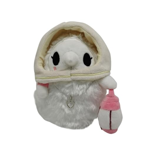 Plague Doctor Plague Nurse Plüschtier Plague Doctor Plush Toy Pest Arzt Plüschtier Plüschkissenpuppe Stuffed Cosplay Doll Geschenk für Kinder (Weiß) von Suffolly