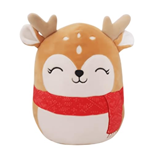 Weihnachts Plush Toy Weihnachten Weiches Plüschtier Xmas Weihnachten Kuscheltiere Santa Plüschtier Weihnachten Plüschie für Kinder Mädchen Jungen (D) von Suffolly