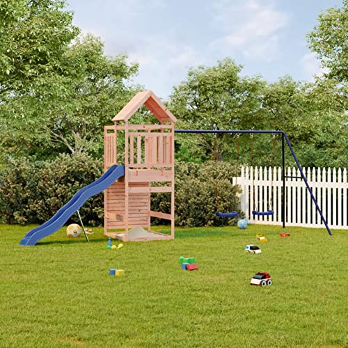 Sufrk Spielturm Kinder Spielplatz FüR Garten Spielturm Outdoor Spielhaus ZubehöR Outdoor Spielplatz Kinder Outdoor Massivholz Douglasie 3156989 von Sufrk