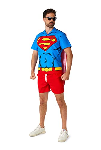 Suitmeister Herren-Set - Superman-Halloween-Kostüm - Hose und Hemd - Blau und Rot Suitmeister Herren-Set - Superman-Halloween-Kostüm - Hose und Hemd - Blau und Rot von Suitmeister