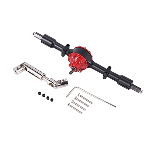 Sujurio 1 Set Achse Aus Metall mit Stahl Getriebe füR D12 B14 B24 B16 B36 C14 C24 C34 C44 RC Auto Upgrade Teile, Schwarz von Sujurio