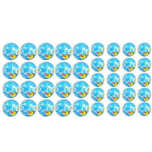Sujurio 40 StüCk Globe Stress Ball World Earth StressbäLle, 3 2,5 Mini-Schaumstoff-StressbäLle für Erwachsene Teenager FingerüBungen von Sujurio