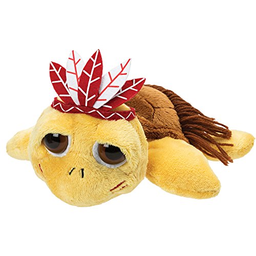 Li'l Peepers 14323 Indianer Schildkröte von Suki Gifts, 24 cm von Suki Gifts