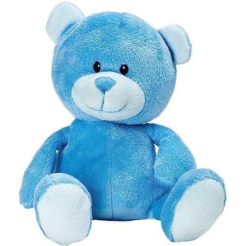 Suki Baby Supersoft Plush Small Baby's Bear with Embroidered Details (Blue) von Suki Gifts