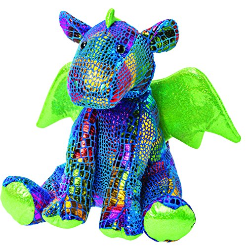 Suki Gifts 14407 Toastie Mosaik Glitzerdrache, 23cm von Suki Gifts