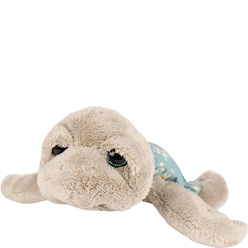 Suki Gifts 14548 Quinn Schildkröte, 14 cm, graues Plüschtier von Suki Gifts