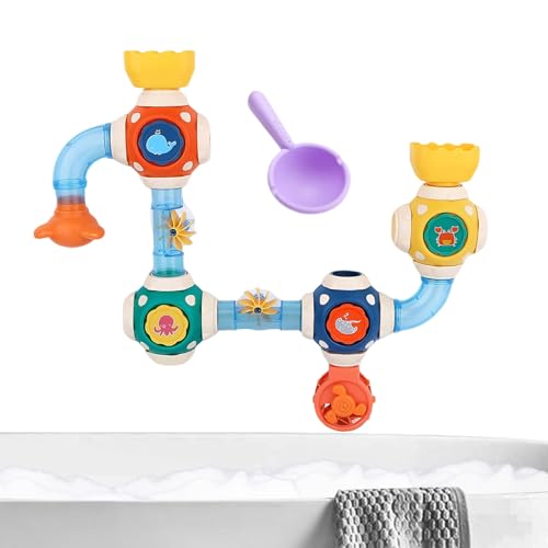 Badespielzeug,Wasserleitung Duschspaß Für Kinder - Für Kinder Ab 3 Jahre Kindergarten Badewanne Mädchen Vorschulkinder Neue Eltern Tagesstätten Draußen Badezimmer Badespielzeug,Wasserleitung Duschspaß Für Kinder - Für Kinder Ab 3 Jahre Kindergarten Badewanne Mädchen Vorschulkinder Neue Eltern Tagesstätten Draußen Badezimmer von Sulxyi