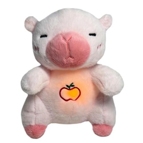 Breathing Stuffed Animal, Capybara Soothe Snuggle Plush, Breathing Tedddy, Sleeping Ottter Plush, Stuffed Animal, Calming Sleeping Toy with Music Light & Breathing Motion for Adults Kids Birthday von Sulxyi