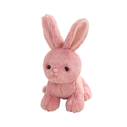 Bunny Animal Plüschspielzeug, Kinderplüschpuppe, weiches Bunny -gefüllter Spielzeug, 20 cm entzückendes Design flauschig und weiches Material fördert das fantasievolle Spiel für Kinder und Erwachsene von Sulxyi