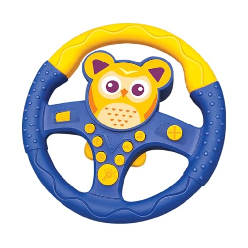 Children's Steering Wheel, Steering Wheel Toys, Driving Simulator Car, Simulated Car Steering Wheel, Pretend Driving Seat Toys, Fun Sound Effects Interactive Driving Experience for Boys & Girls von Sulxyi