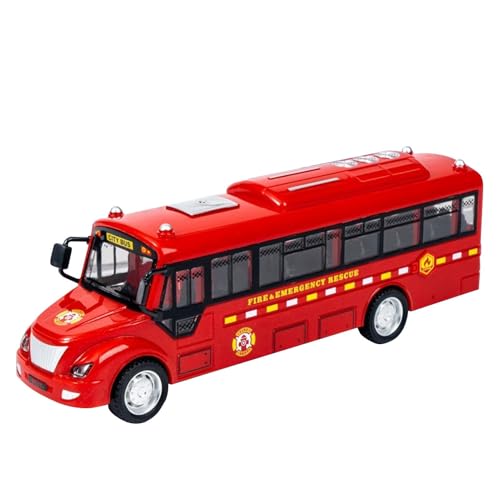 City Bus Toy, Kids Play Vehicle, Bus with Lights, Simulated City Bus, Realistic Toy Bus, Interactive Lights and Sounds Realistic Tires and Design for Kids Age 3 4 5 6 Years Old Boys Girls von Sulxyi