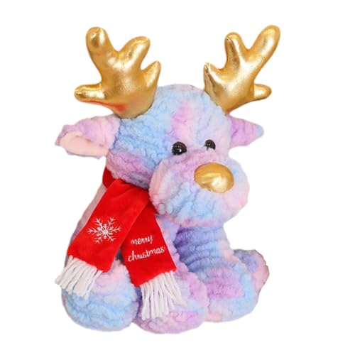 Deer Plush Toy, Deer Stuffed Animal, Christmas Plush Toy, Plush Reindeer Soft, Reindeer Toys, 11.8 Inches Animals Stuffed Toy Charming Design Festive Christmas Decoration for Girls Boys von Sulxyi