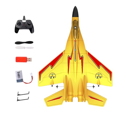 F-22 Rc Plane, Remote Control Airplane, Kids Rc Glider, Beginner Rc Airplane, Rc Plane Glider, 2.4 Ghz Airplane Remote Control Easy to Control and Maneuver for Kids Adults Outdoor Play Beginner von Sulxyi