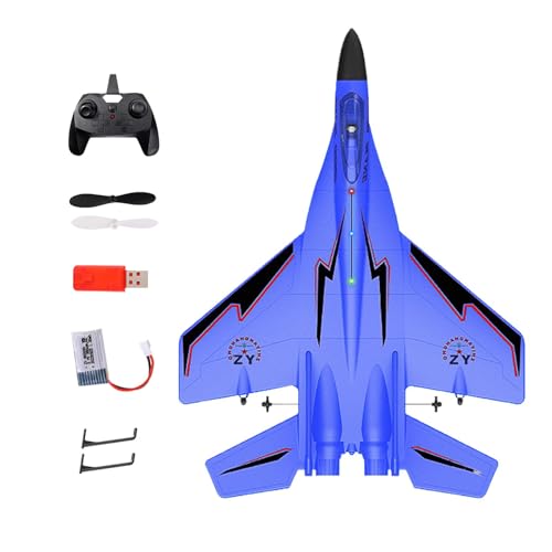 F-22 Rc Plane, Remote Control Airplane, Kids Rc Glider, Beginner Rc Airplane, Rc Plane Glider, 2.4 Ghz Airplane Remote Control Easy to Control and Maneuver for Kids Adults Outdoor Play Beginner von Sulxyi