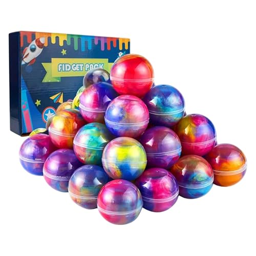 Galaxy Slimes Balls, Slimes Balls, Nicht klebende Slimes, Dehnbare Slimes Bulk, Kids Slimes, Squish Ball, 24er-Pack Galaxy Slimes Balls mit dehnbarer und Nicht klebriger Textur für Mädchen und von Sulxyi