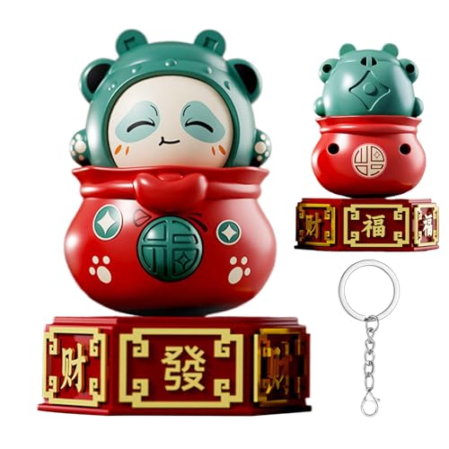 Gesichtsveränderndes Spielzeug,Gesichtsverändernde Panda-Puppe,Anime Panda Miniatur Figur | Kreative hängende Ornamente, mehrere Ausdrücke ändern manuell Zappelspielzeug für Feiertagsgeburtstage von Sulxyi