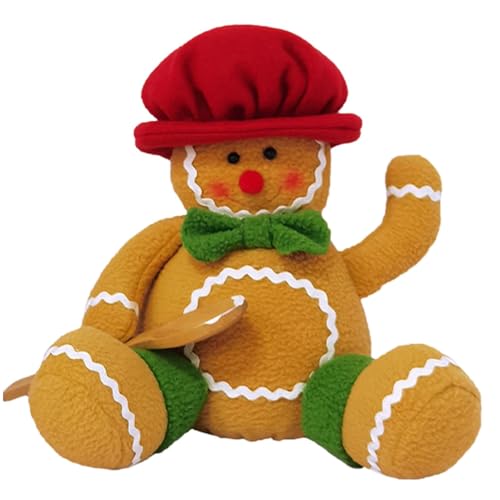 Gingerbread Man Plush, Gingerbread Man, Gingerbread Stuffed Toy, Gingerbread Plush, Cuddly Gingerbread Men, Holiday Christmas Season Decor Gingerbread Man for Christmas Decorations von Sulxyi