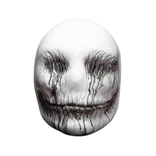 Halloween-Maske, Halloween-Maske, Halloween-Gesichtsbedeckung, gruselige Maske, realistische Gesichtsbedeckung, realistisches Design, bequeme Passform, leicht zu tragen, atmungsaktives Design für Hall von Sulxyi